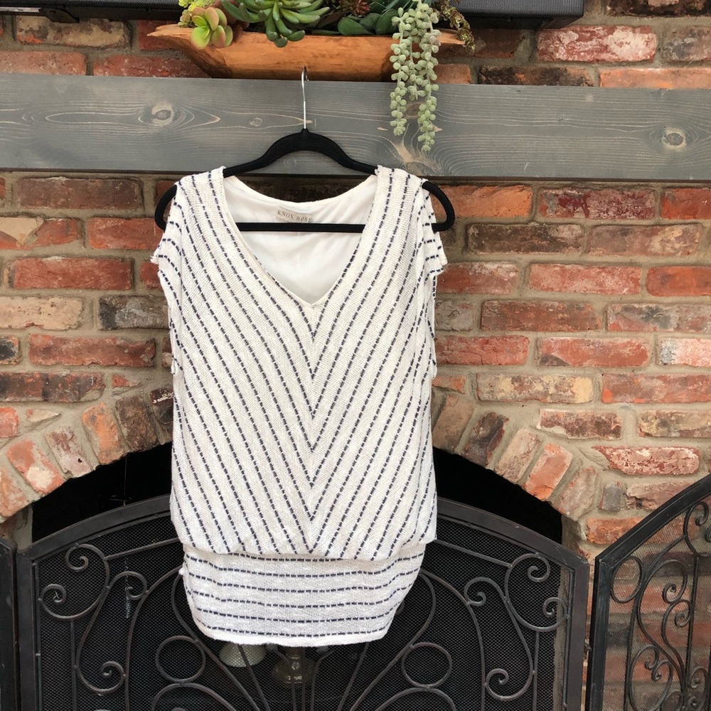 Knox Rose short sleeve knit blouse